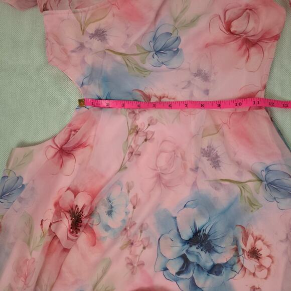 Guizio Cotton Candy Ambrosia Ayla Midi Dress sz Medium NWT - Picture 10 of 15